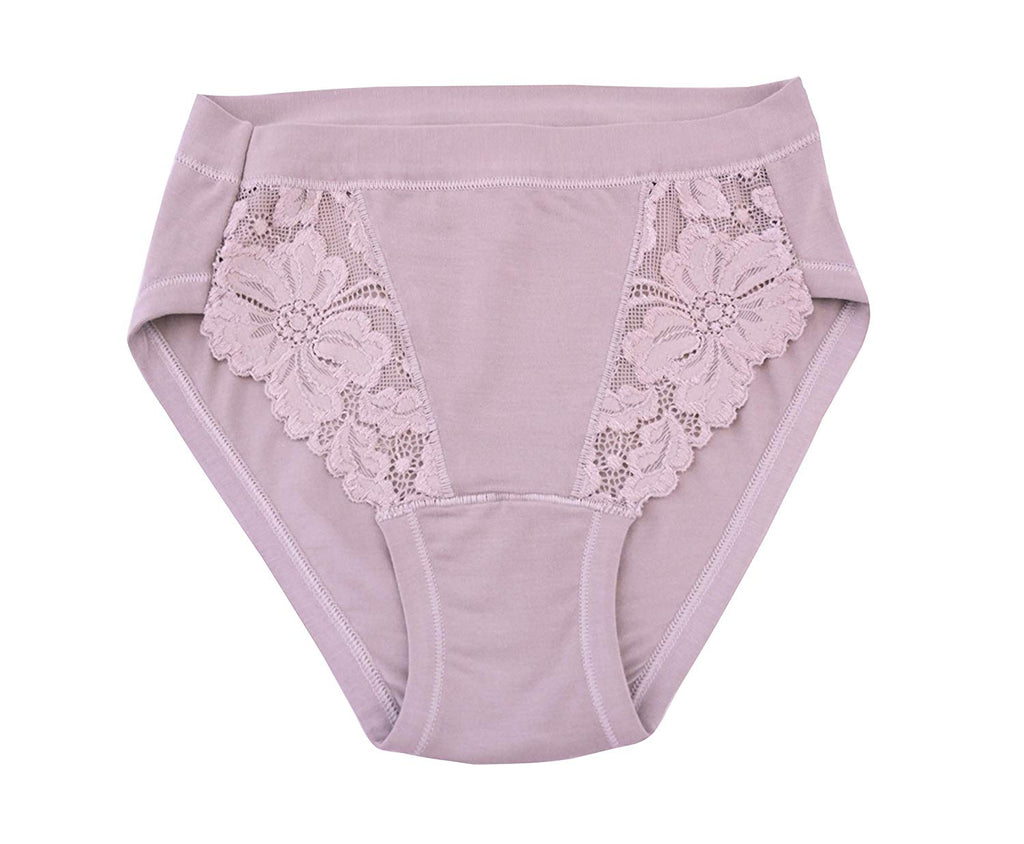 tittimitti EGI Luxury Modal Women's Lace-Trimmed Briefs Panties. Proudly Made in Italy.(714) — side view