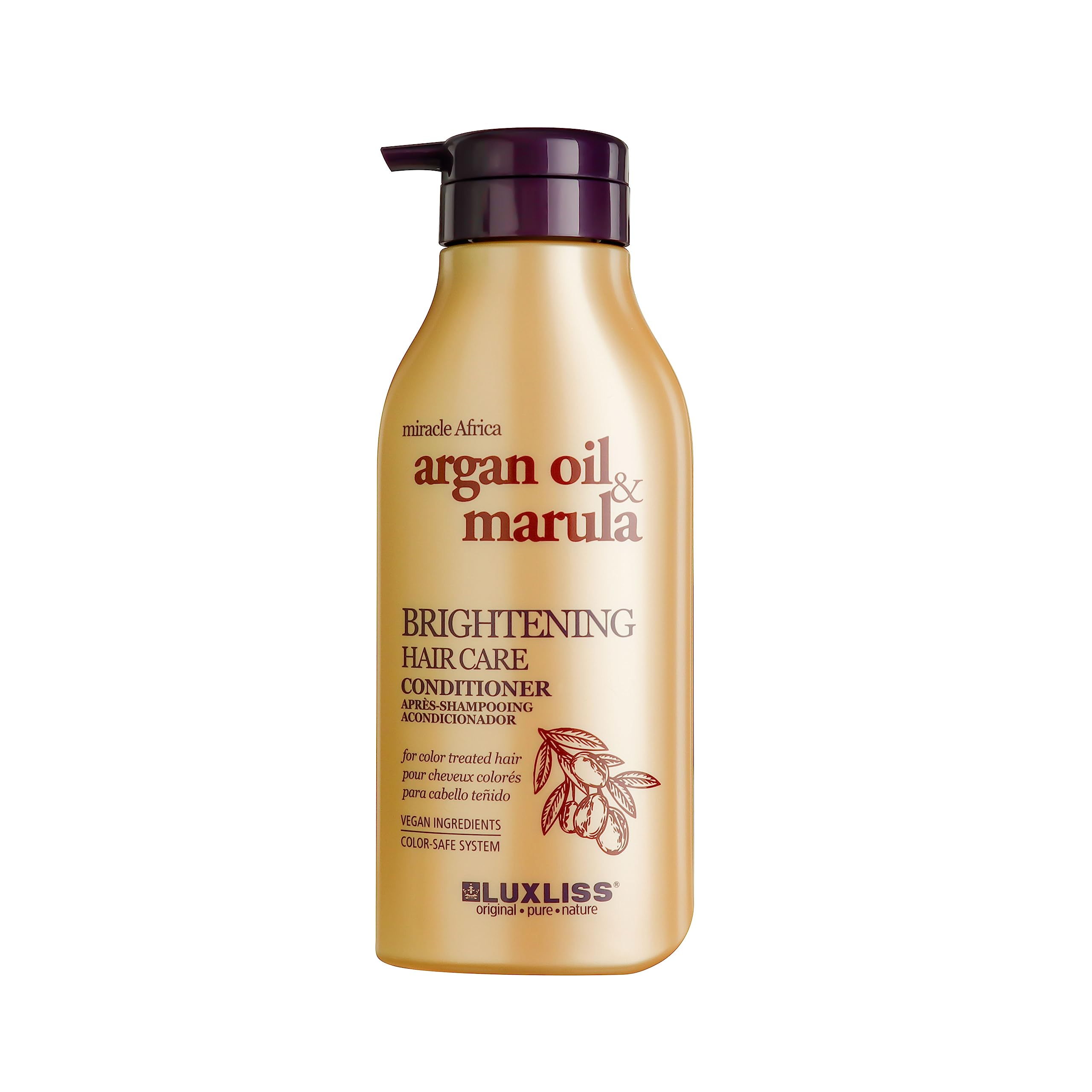 Luxliss Argan Oil Marula Brighttening Hair Care Conditioner 500 ml