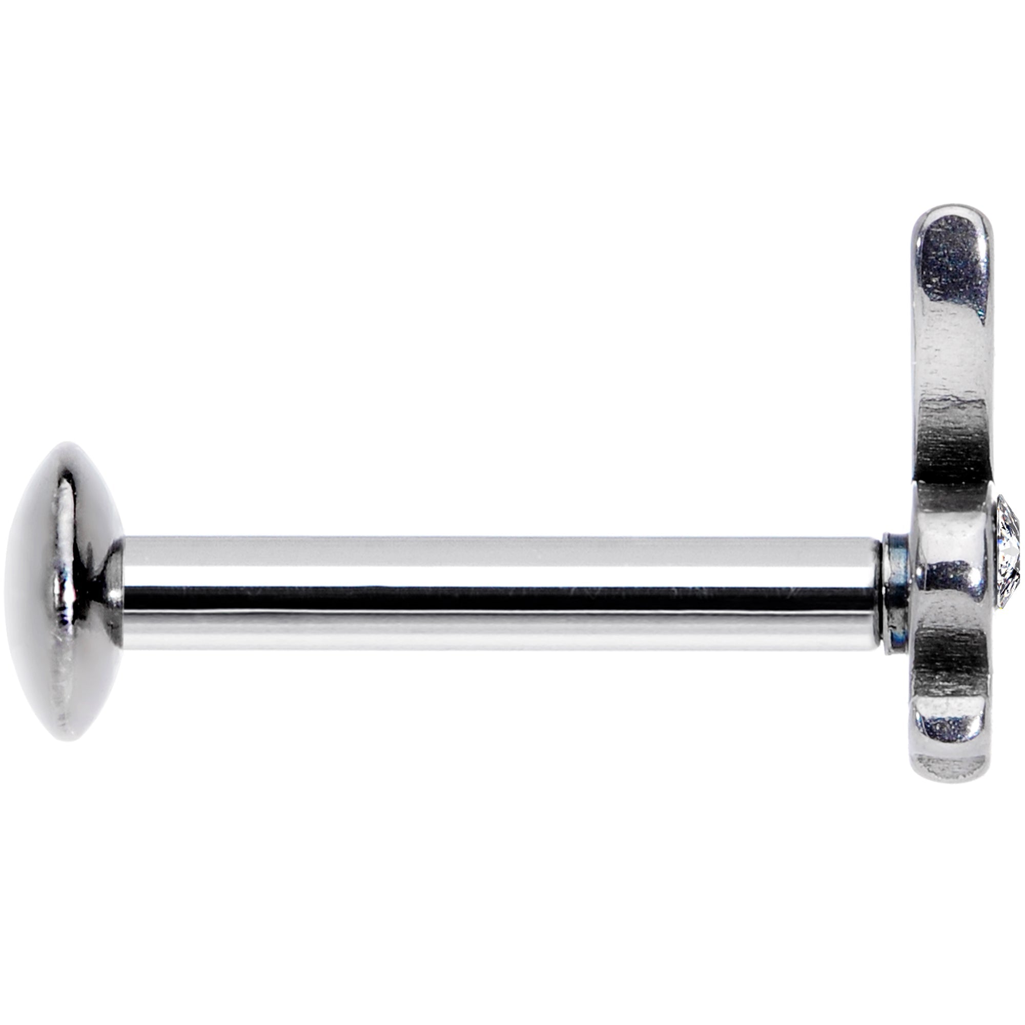BodyCandy 16G 5/16 Licensed Playboy CZ Gem Internally Threaded Labret — lifestyle context