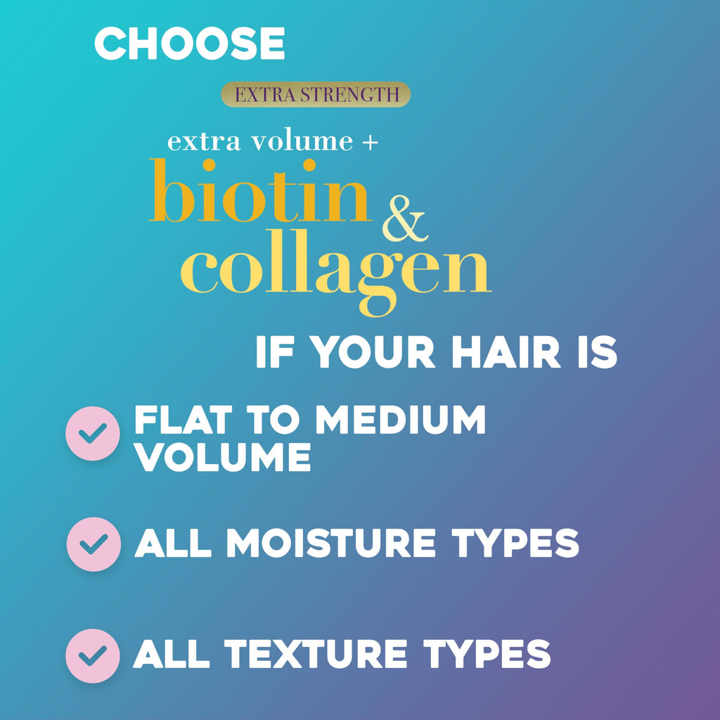 OGX Biotin & Collagen Thickening Hair Conditioner - 13.01 fl oz - Nourishes & Thickens Hair