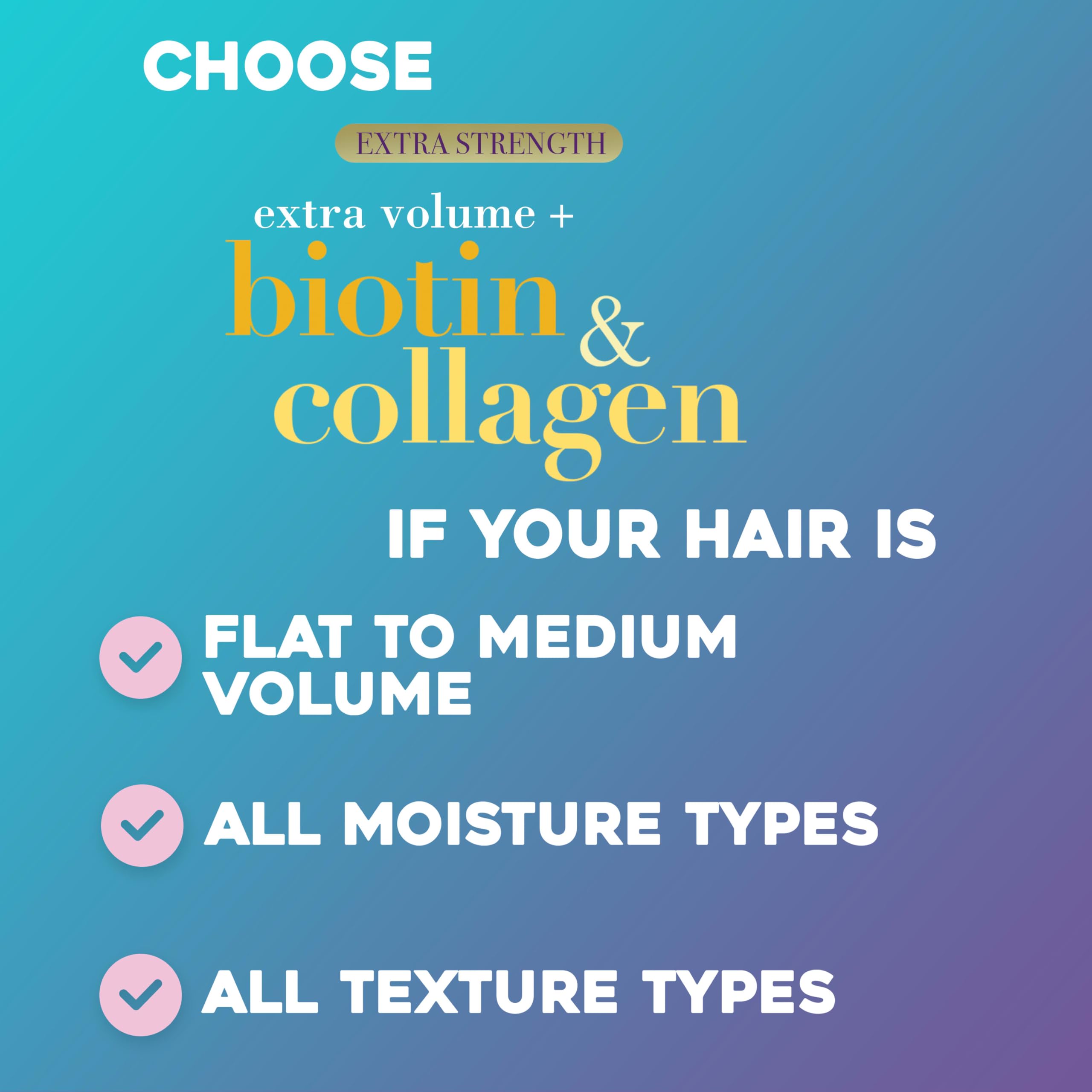OGX Biotin & Collagen Thickening Hair Conditioner - 13.01 fl oz - Nourishes & Thickens Hair