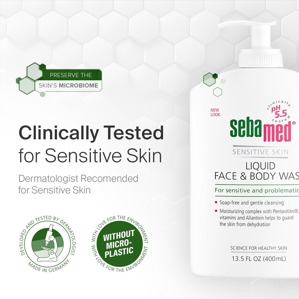 Sebamed Liquid Face & Body Wash - 1000 ml