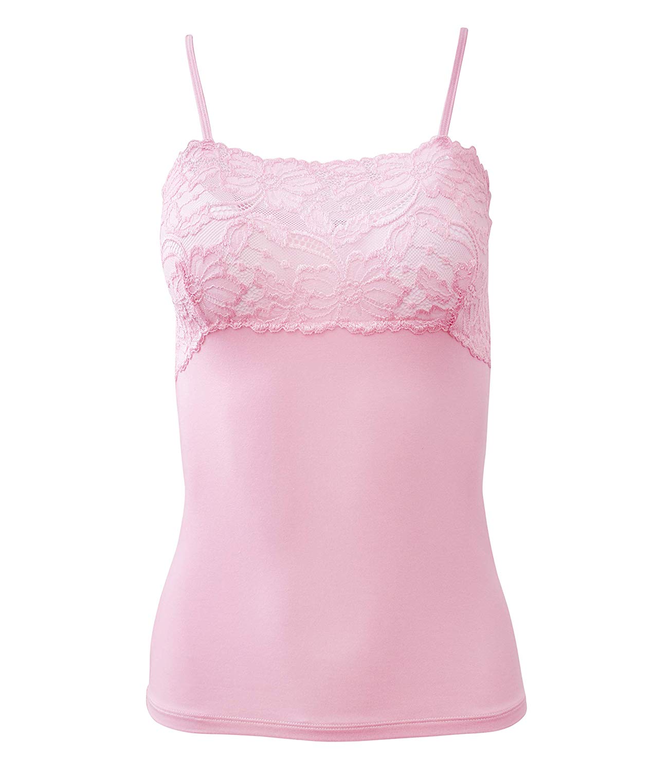 tittimitti EGI Luxury Modal Women's Lace-Trimmed Camisole. Proudly Made in Italy (1135) — alternative angle