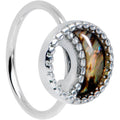 BodyCandy 20G 5/16 Iridescent Crescent Moon Nose Hoop — main product shot