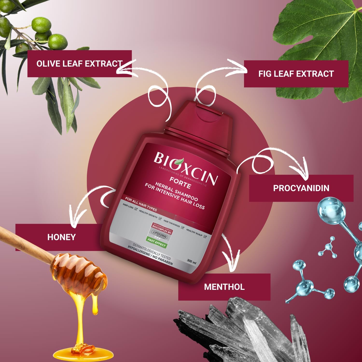 Bioxcin Forte Shampoo - 3 For 2 Deal | 8x Intense Formula
