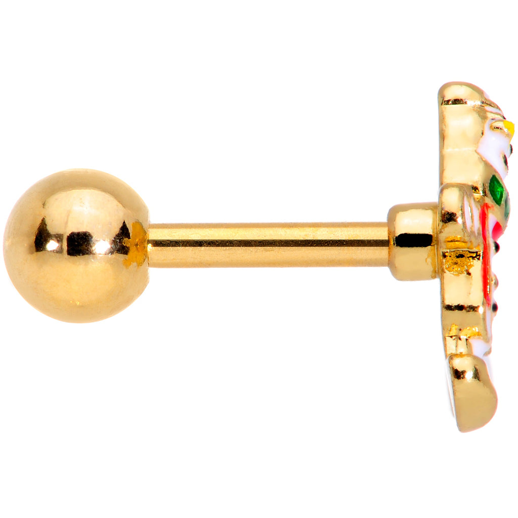 BodyCandy Holiday Snowman Santa Tragus Cartilage Earring — lifestyle context