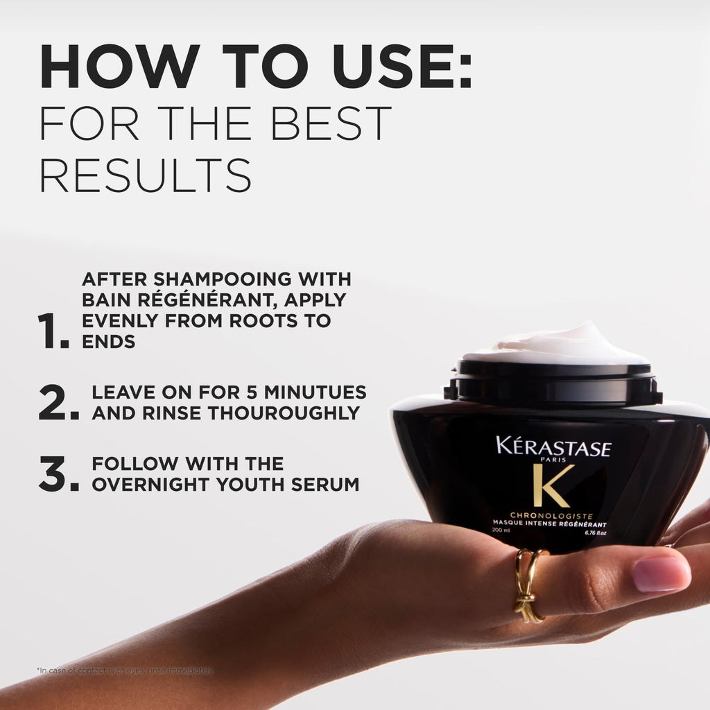 Kerastase Chronologiste Intense Hair Mask 200ml - Regenerating Treatment | Premium