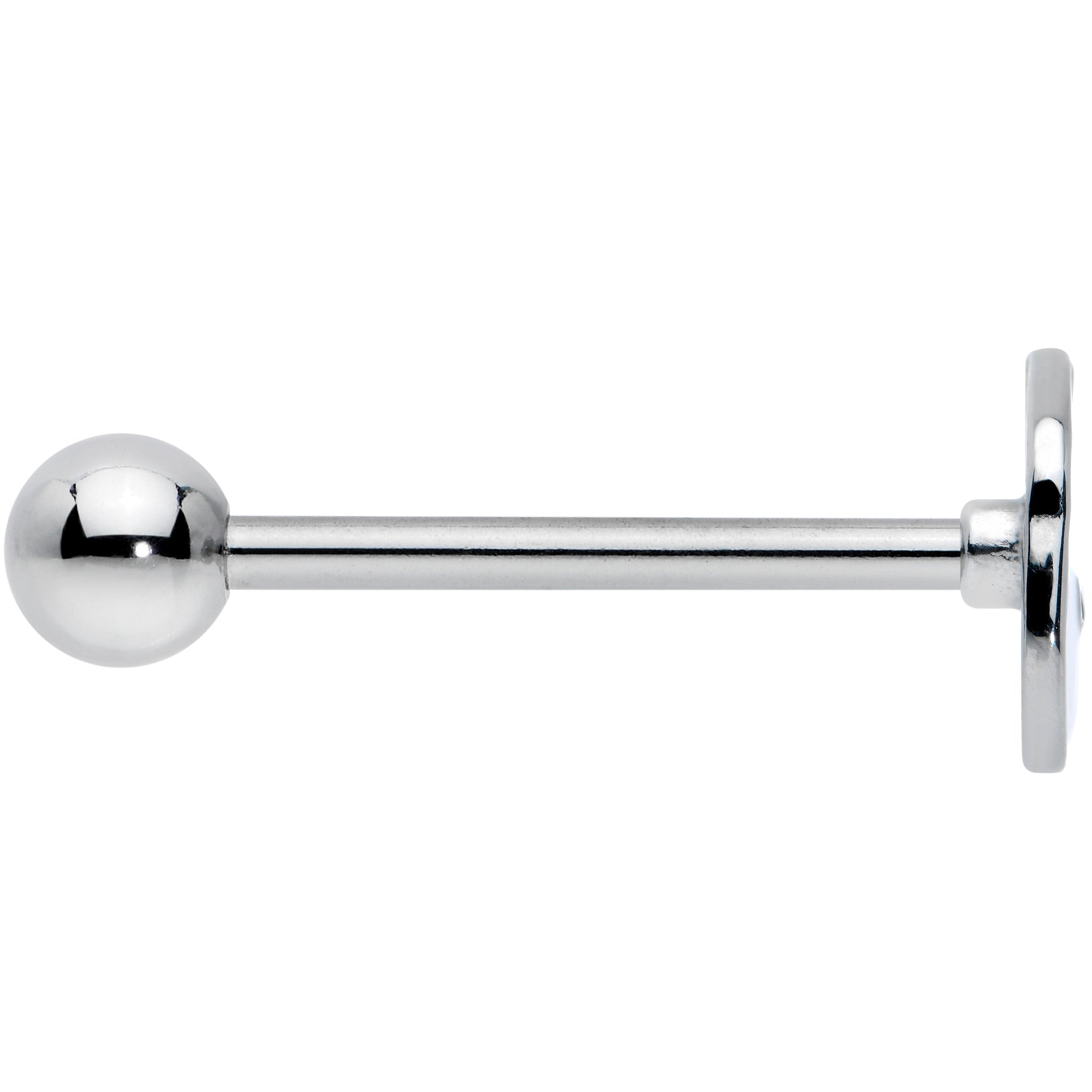 BodyCandy Festive Penguin Santa Christmas Barbell Tongue Ring — lifestyle context