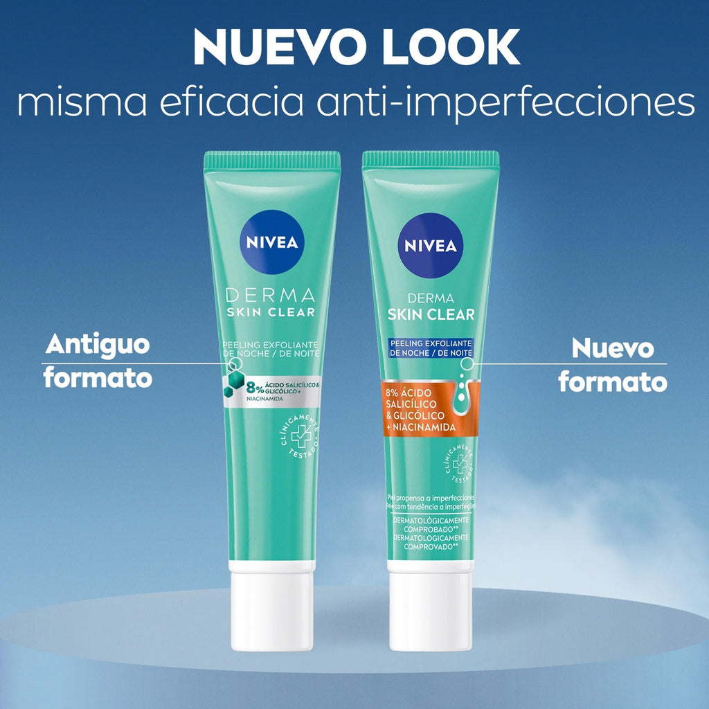 Nivea Derma Skin Clear Night Exfoliator - Acne Care | 40ml