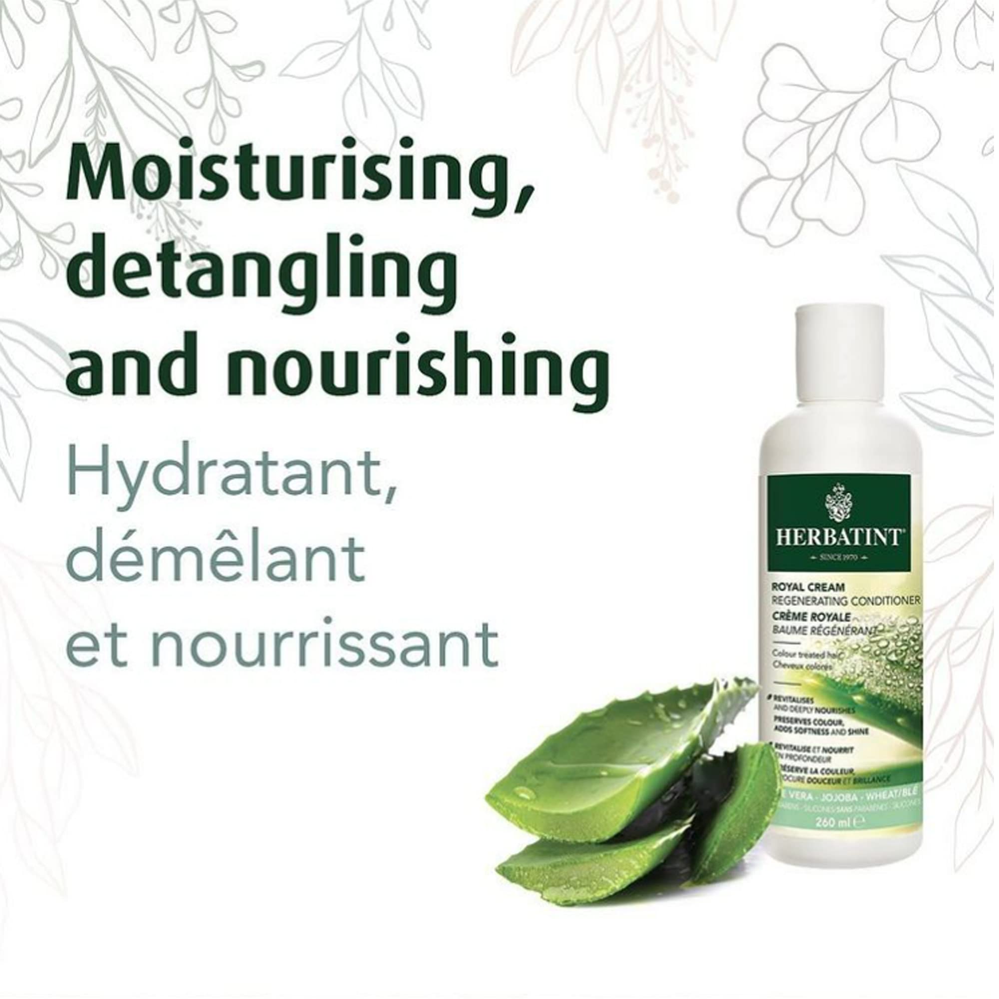 Herbatint Aloe Vera Hair Cream for Colored Hair - 8.8 fl oz, Paraben-free, Natural Hair Care