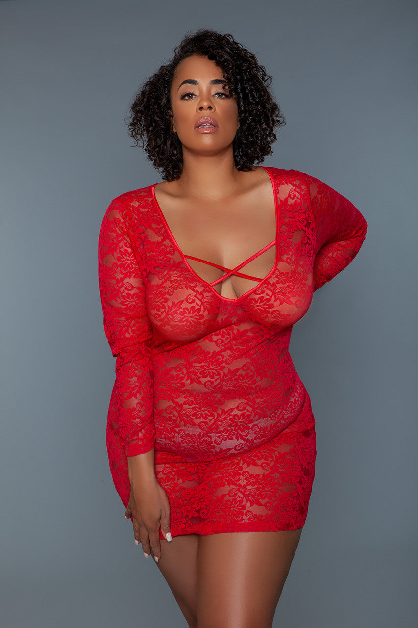 Love Spark Cove | Intimate Apparel, Pleasure Shop & Free Shipping 2247P Lynn Chemise — detail close-up