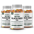 Ocean Black Seed Oil Supplement - 1000mg Çörek Otu Yağı Capsules, 60 Count (1+1 Free) - Natural Health Support