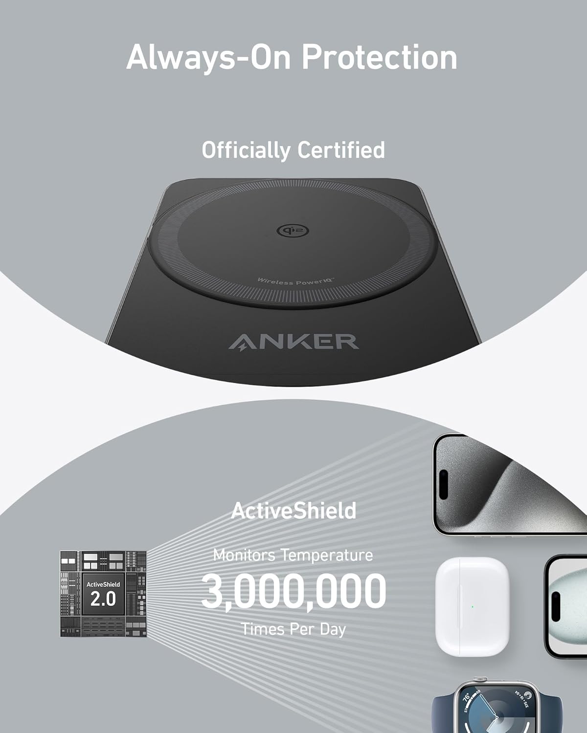 Anker MagGo Wireless Charging Station (Foldable 3-in-1), view 14