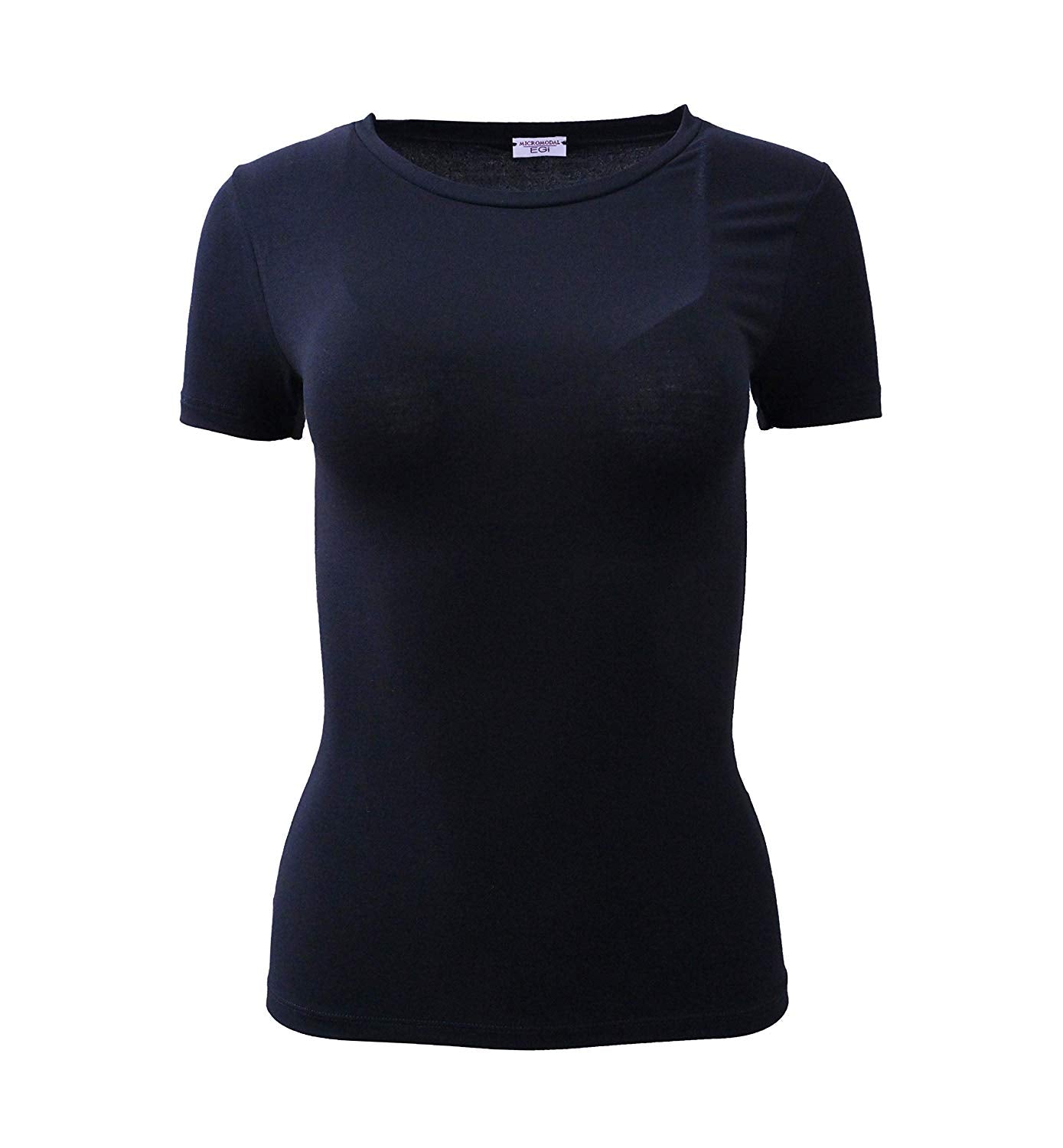 tittimitti EGI Luxury Modal Women's T-Shirt. Proudly Made in Italy (Crew Neck 1132). — side view