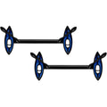 BodyCandy 14G 9/16 Black Blue Summer Kayak Boat Barbell Nipple Ring Set — main product shot