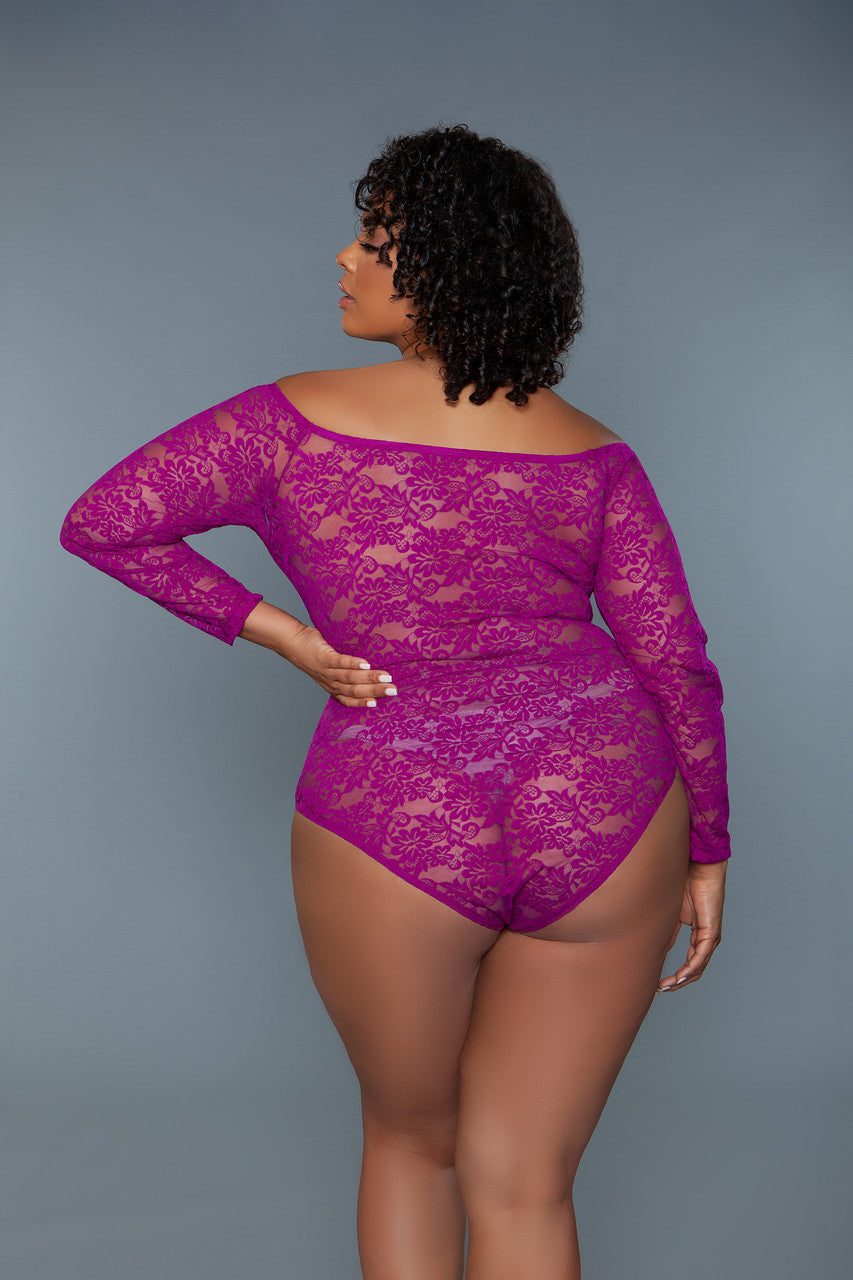Love Spark Cove | Intimate Apparel, Pleasure Shop & Free Shipping 2248P Marina Bodysuit — fabric or material detail