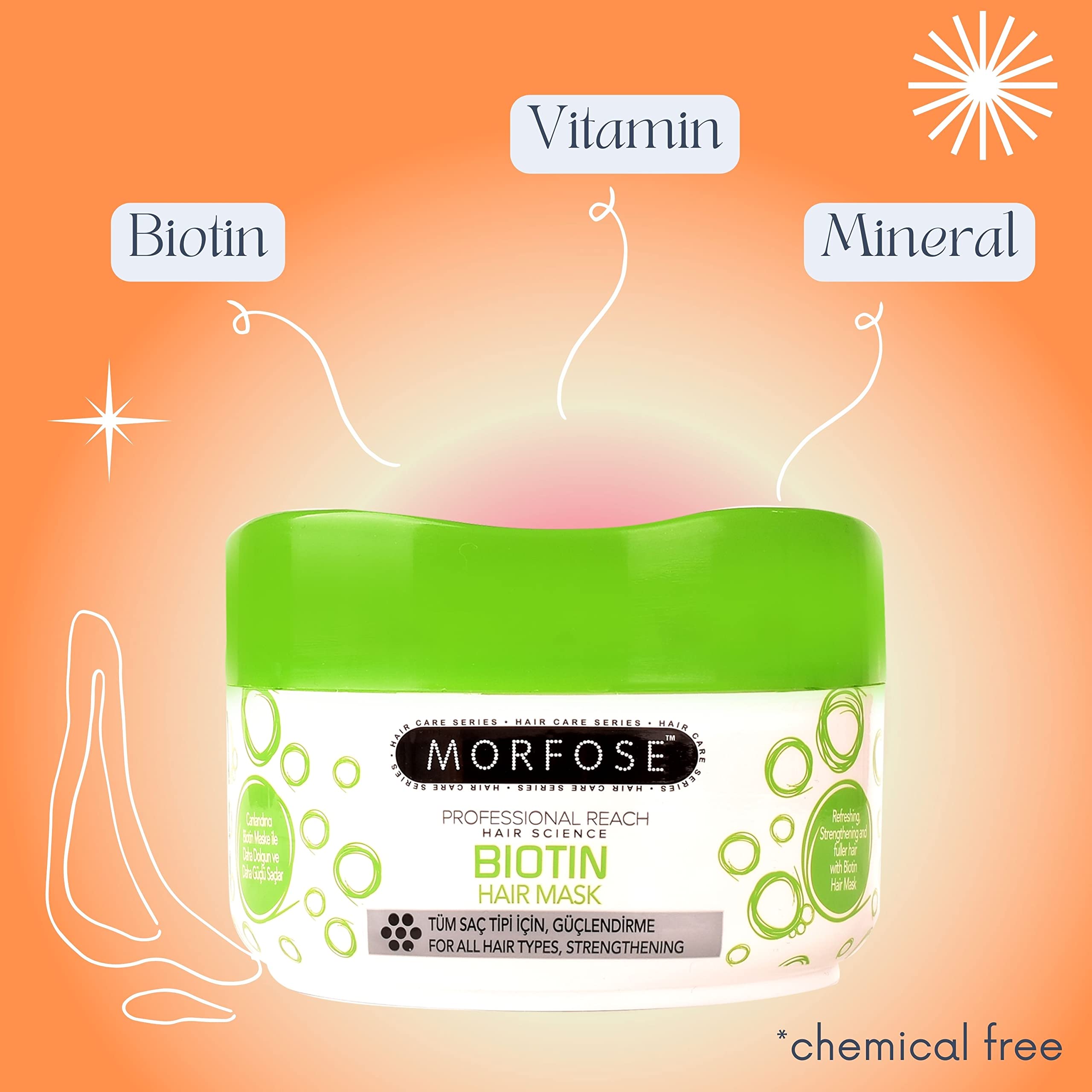 Morfose Biotin Hair Mask 250ml - Nourishing Treatment | Hair Care