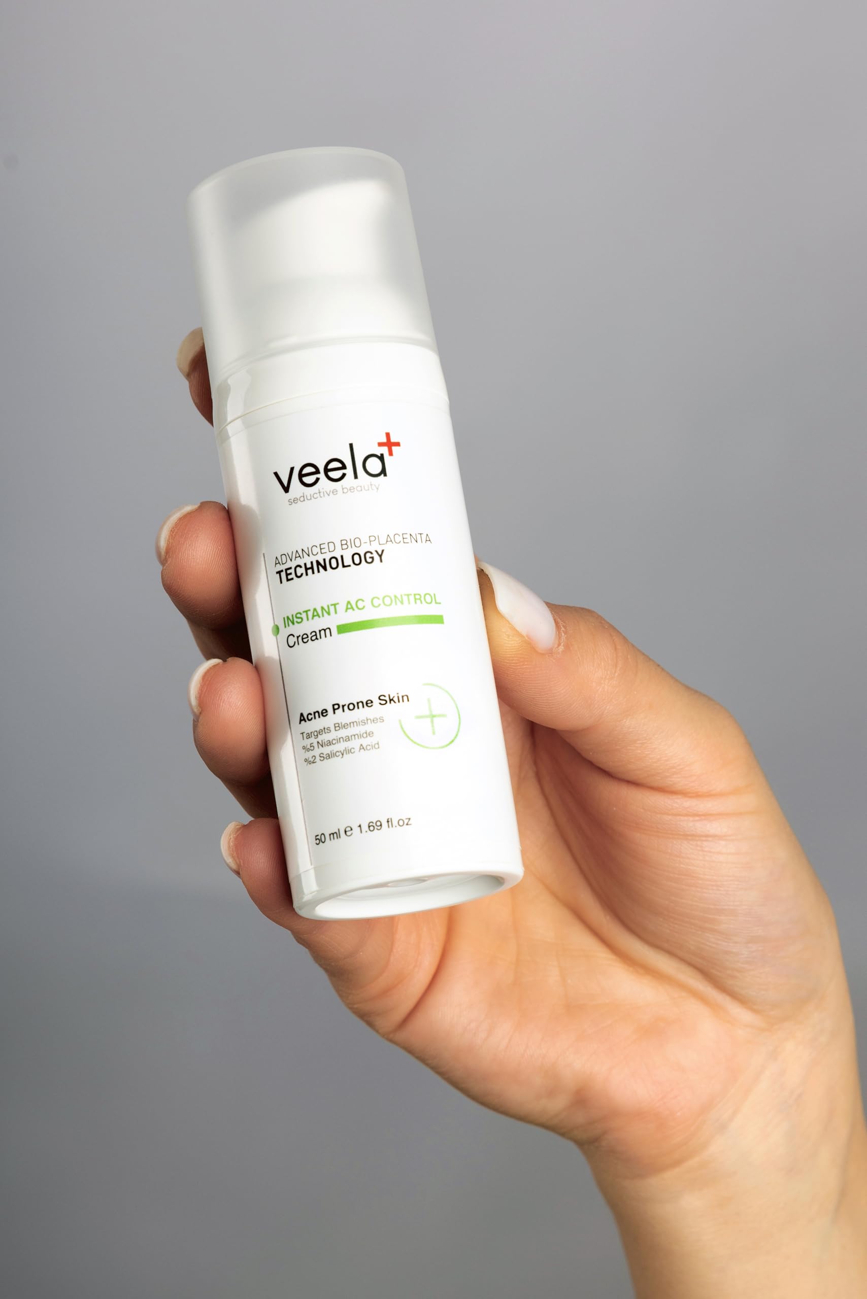 Veela Sebum Balancing Moisturizer for Acne-Prone Skin - Oil Control, Non-Comedogenic, 1.69 fl oz