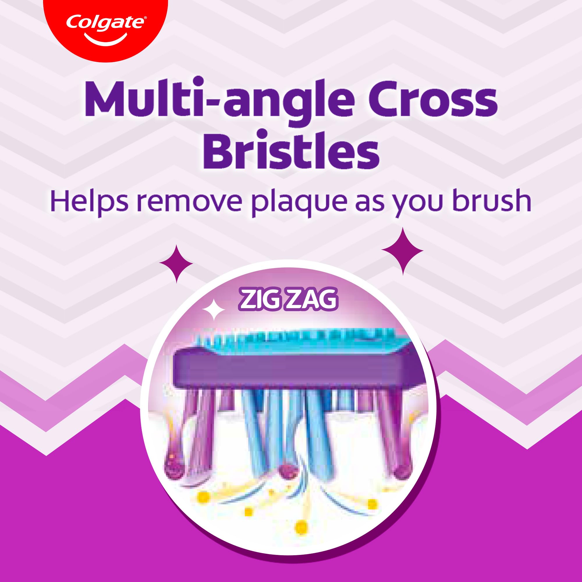 Colgate Zig Zag Charcoal Manual Toothbrush for Effective Oral Hygiene - Medium Bristle Hardness