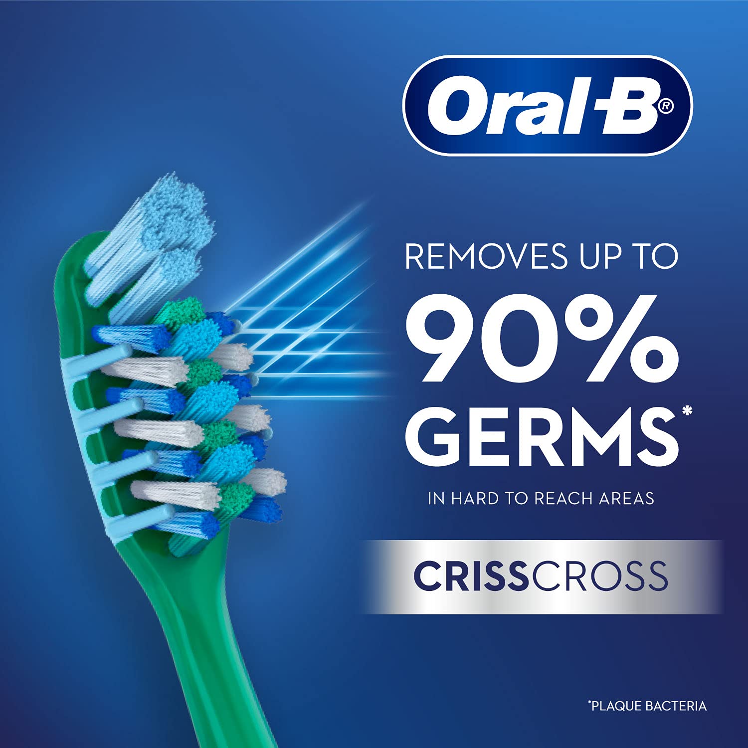 Oral-B Manual Toothbrush Medium Bristle 1+1 Pack - Effective Oral Hygiene for Daily Cleaning