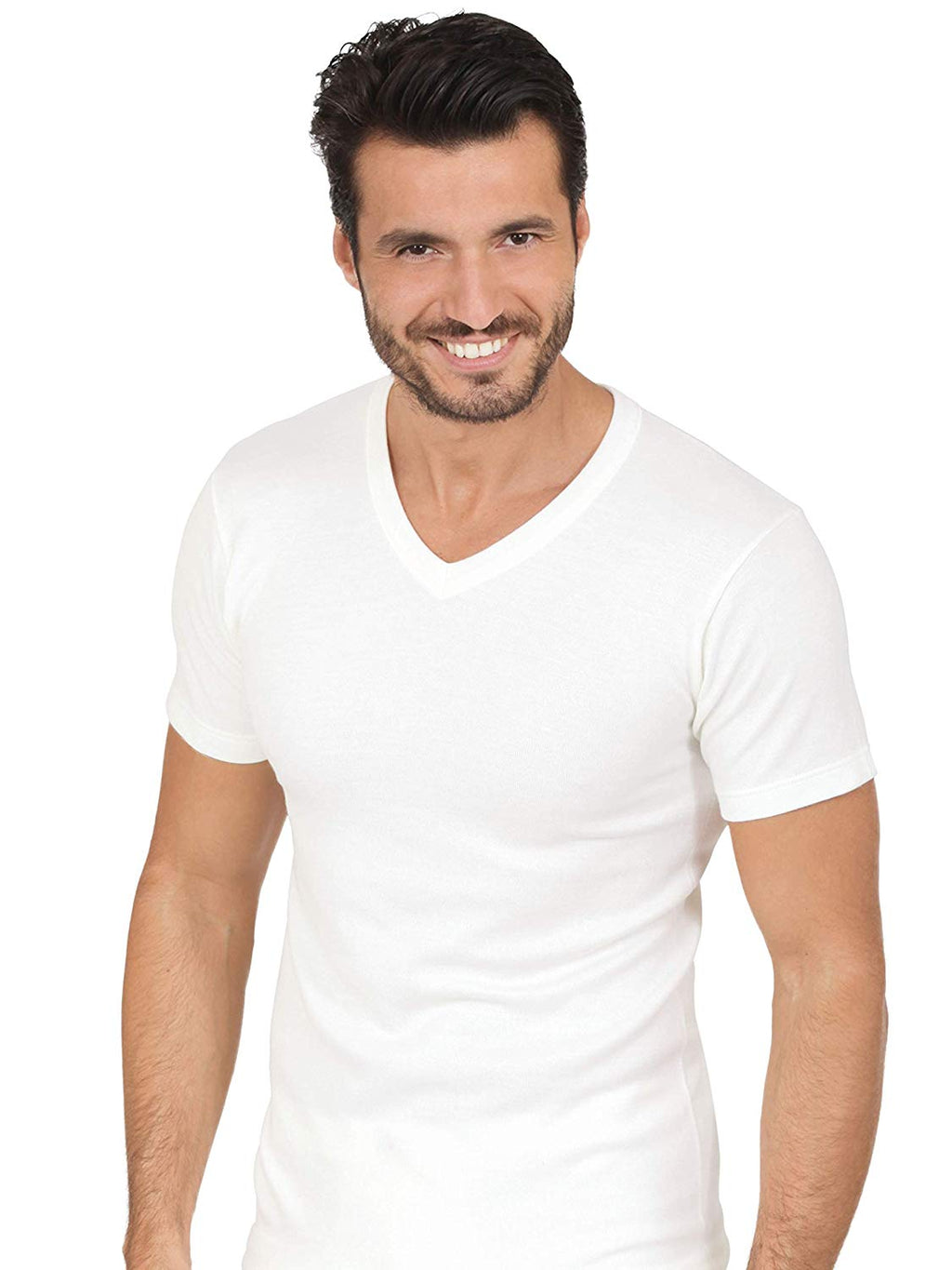 tittimitti MaRe Premium Quality Cotton Wool Blend Men's V-Neck Neck T-Shirt. Proudly Made in Italy (460) — main product shot
