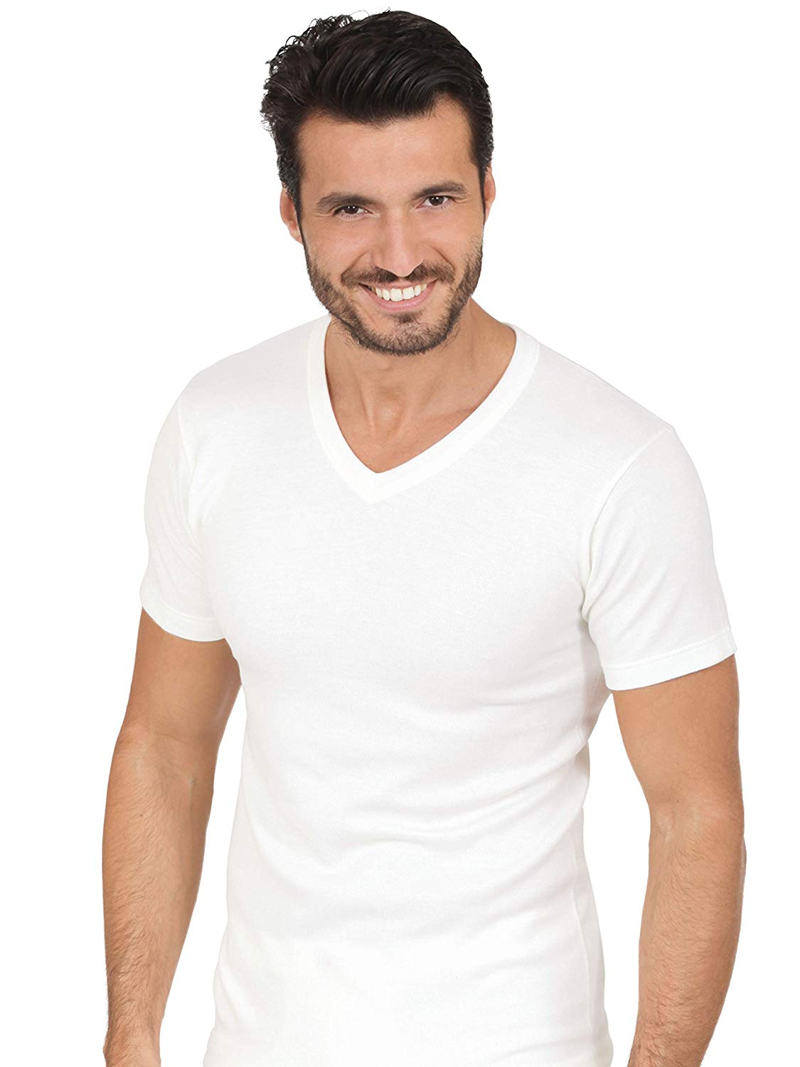 tittimitti MaRe Premium Quality Cotton Wool Blend Men's V-Neck Neck T-Shirt. Proudly Made in Italy (460) — main product shot