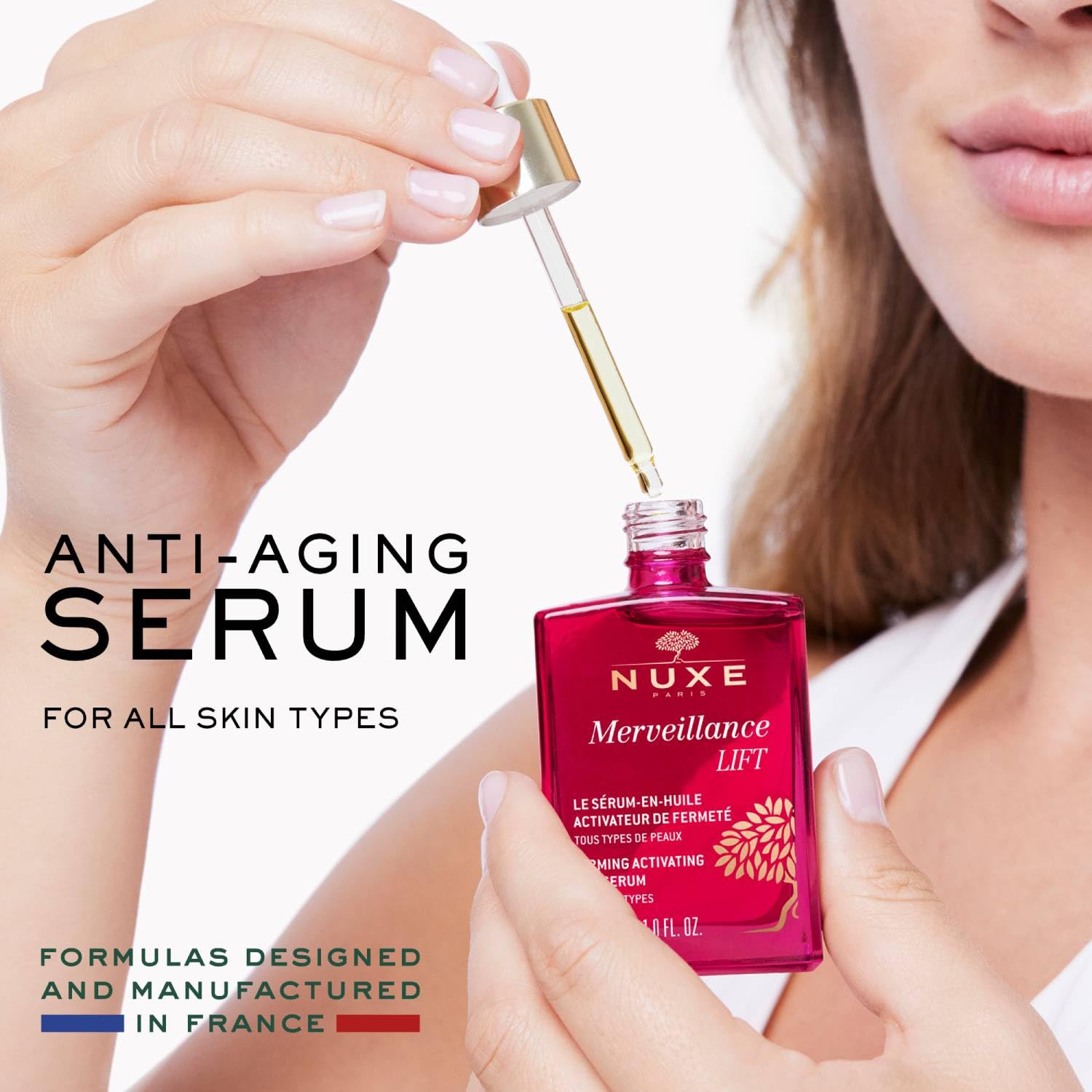 Nuxe Merveliance Lift Firming Face Serum - Anti-Aging, Natural Skincare, 30ml