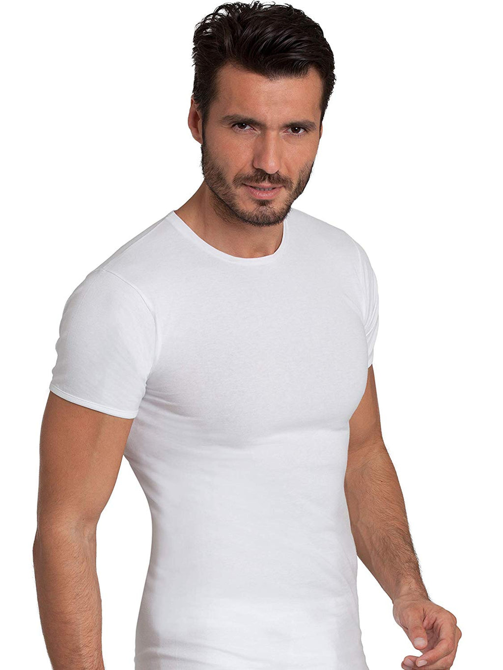tittimitti BASIC COTTON Free Spirit Premium Quality Cotton Men's Crew Neck T-Shirt Made in Italy — main product shot