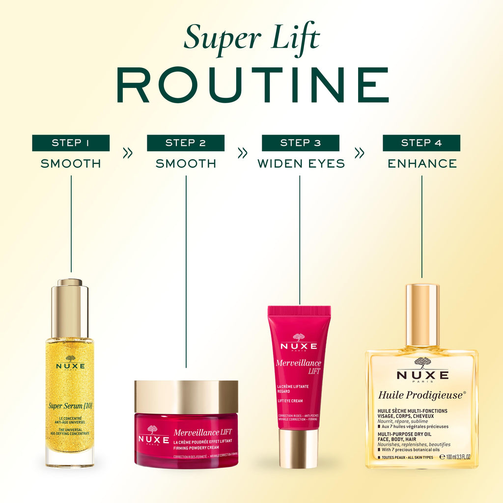 Nuxe Super Serum 10 Anti-Aging Serum with Niacinamide & Hyaluronic Acid - 30ml