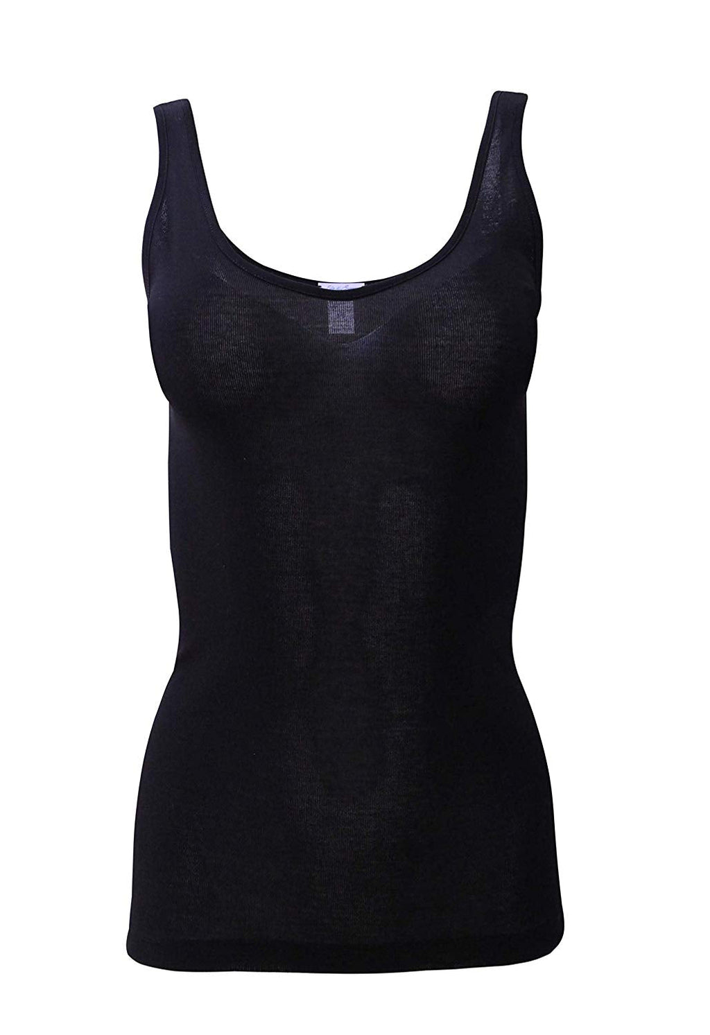 tittimitti EGI Luxury 100%" Filo di Scozia Cotton Women's Tank(S - XXXL). Proudly Made in Italy. — side view