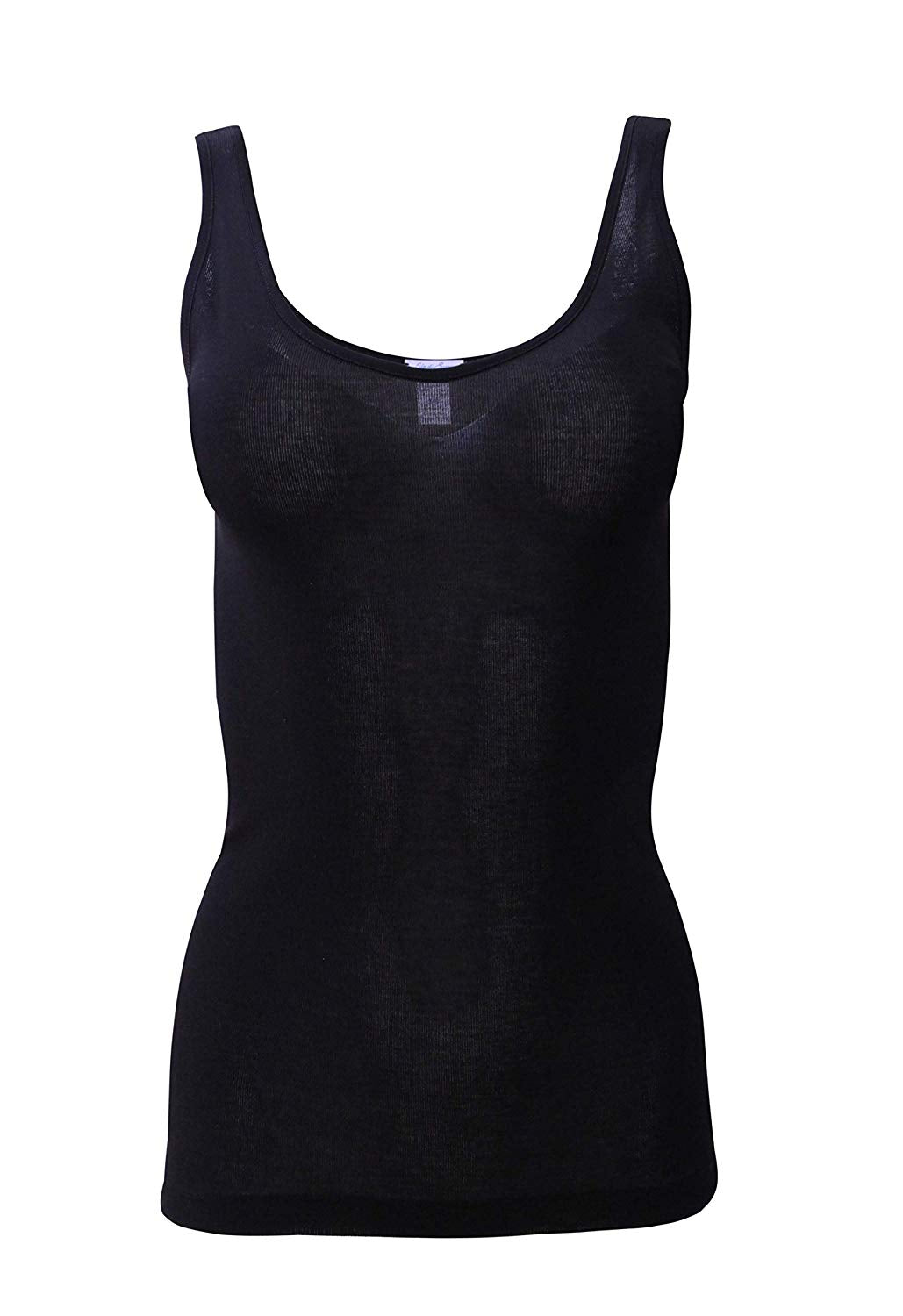 tittimitti EGI Luxury 100%" Filo di Scozia Cotton Women's Tank(S - XXXL). Proudly Made in Italy. — side view