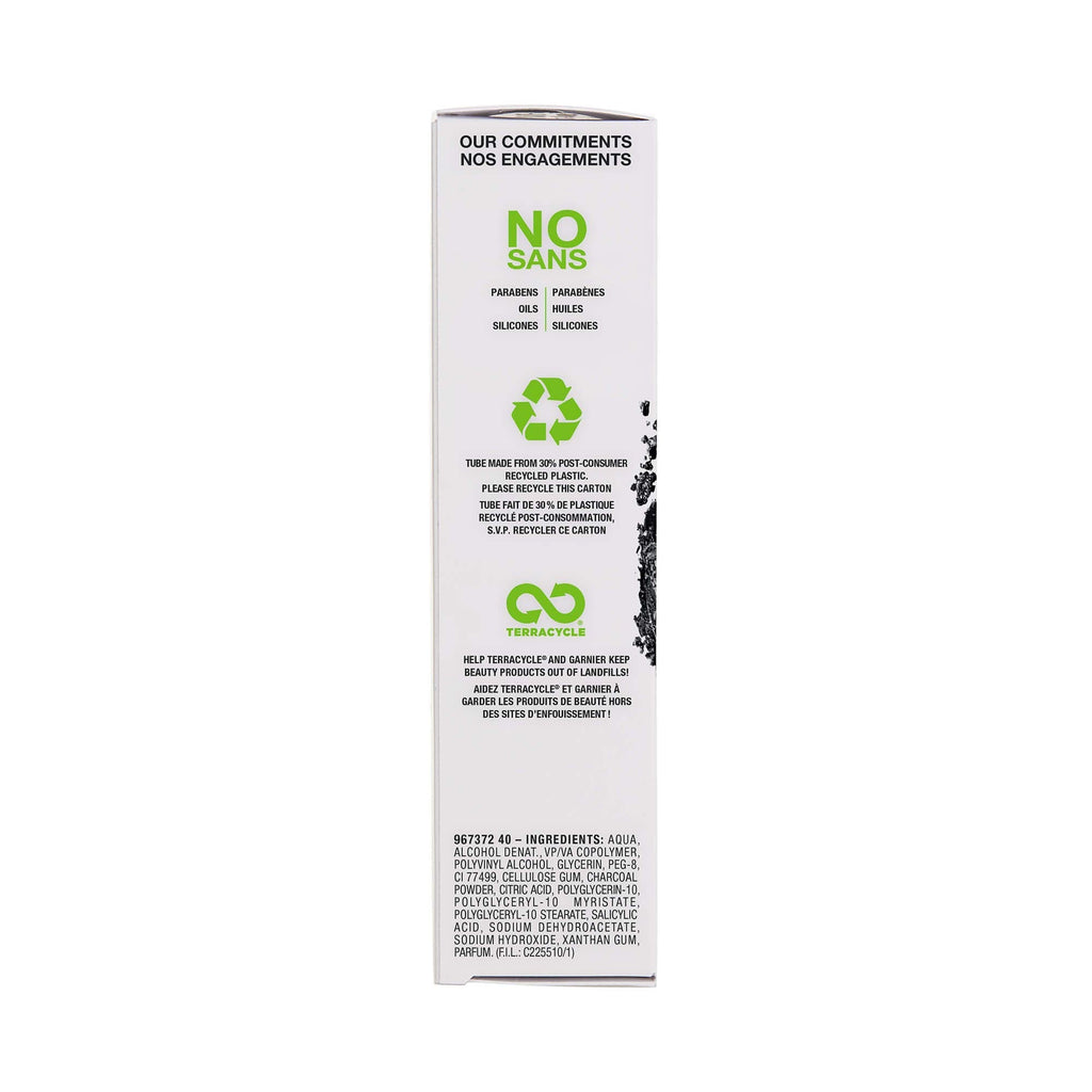 Garnier Charcoal Peel-Off Blackhead Removal Mask - Deep Cleansing, Salicylic Acid, 1.69 fl oz