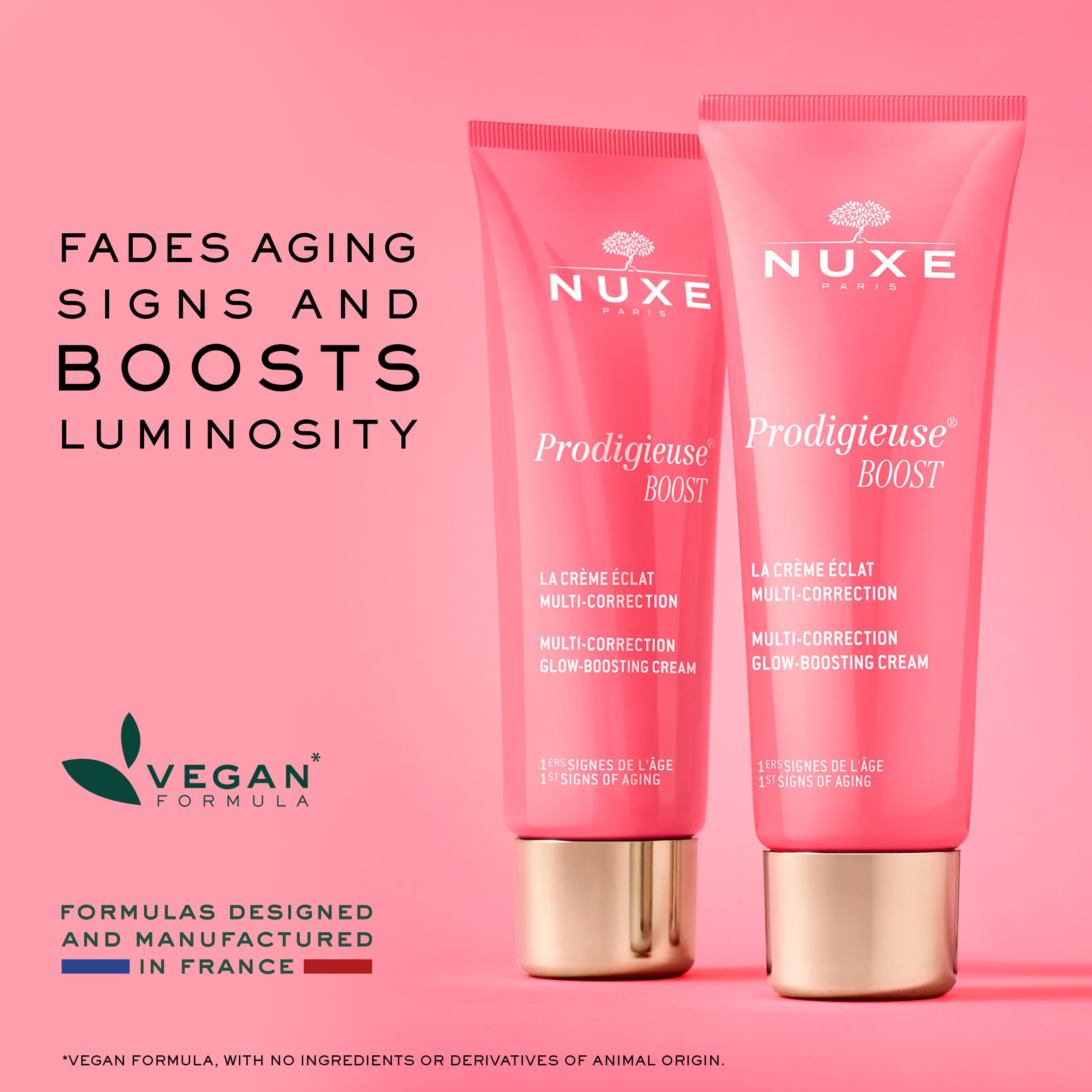 Nuxe Creme Prodigieuse Boost Multi-Correction Silky Cream - Anti-Aging, Natural Ingredients, 1.35 fl oz