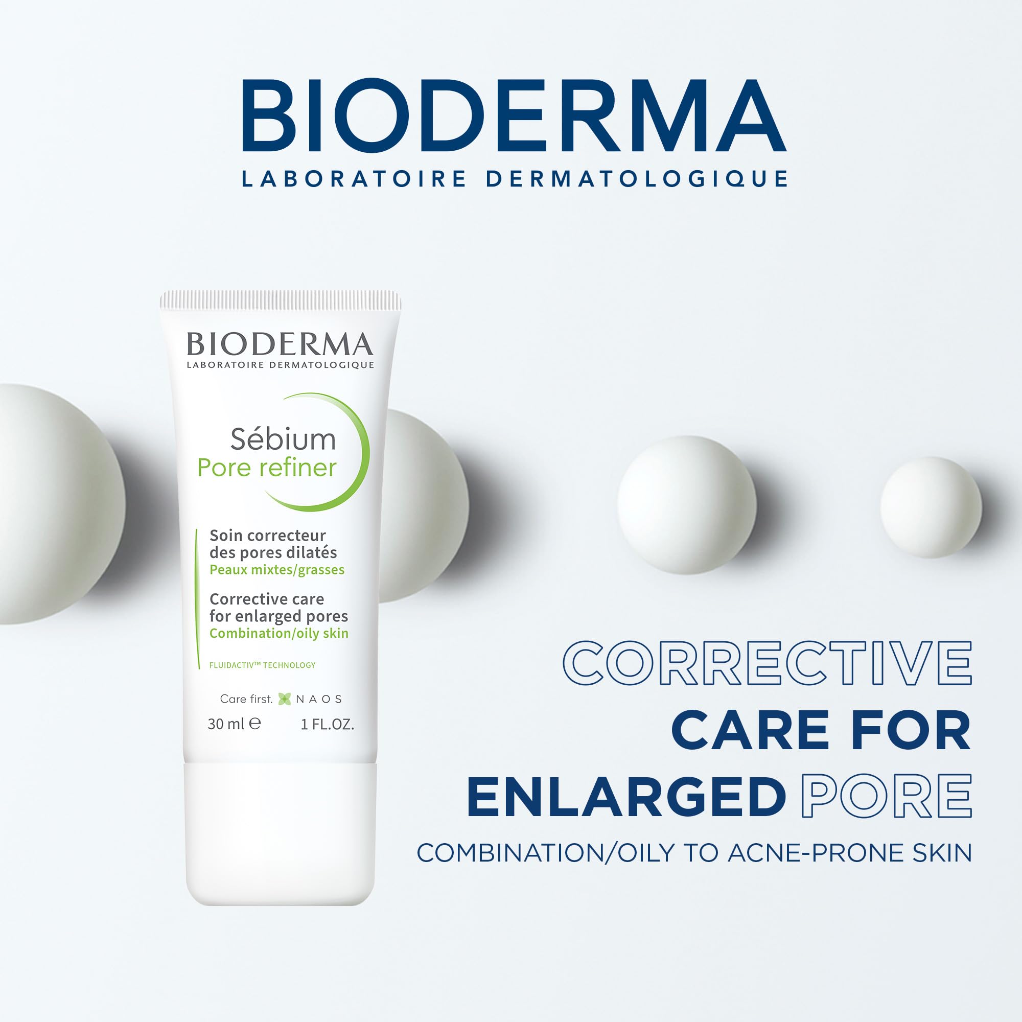 Bioderma Sebium Mat Control Matifying Face Cream - 8-Hour Shine Control, Non-Comedogenic & Hypoallergenic Moisturizer