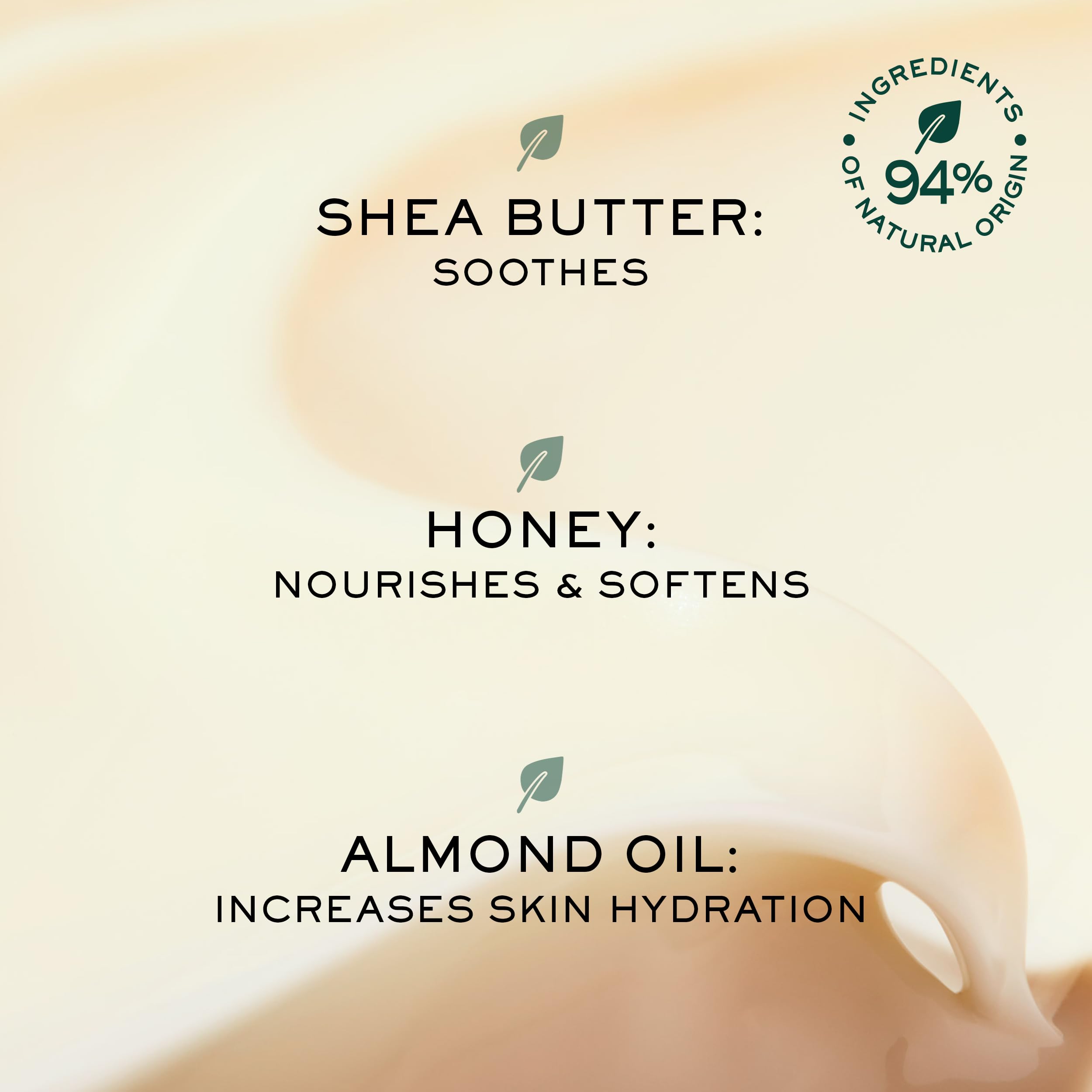 Nuxe Reve de Miel Ultra Comforting Body Cream - 48Hr Hydration, Natural Ingredients, Soothing Dry Skin
