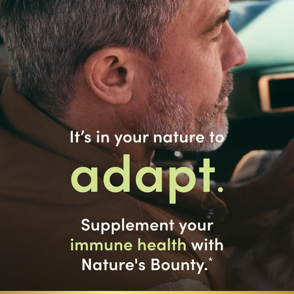 Nature's Bounty Vitamin D3 1000 IU Supplement - 100 Softgels, Gluten-Free, Supports Bone Health & Immune Function