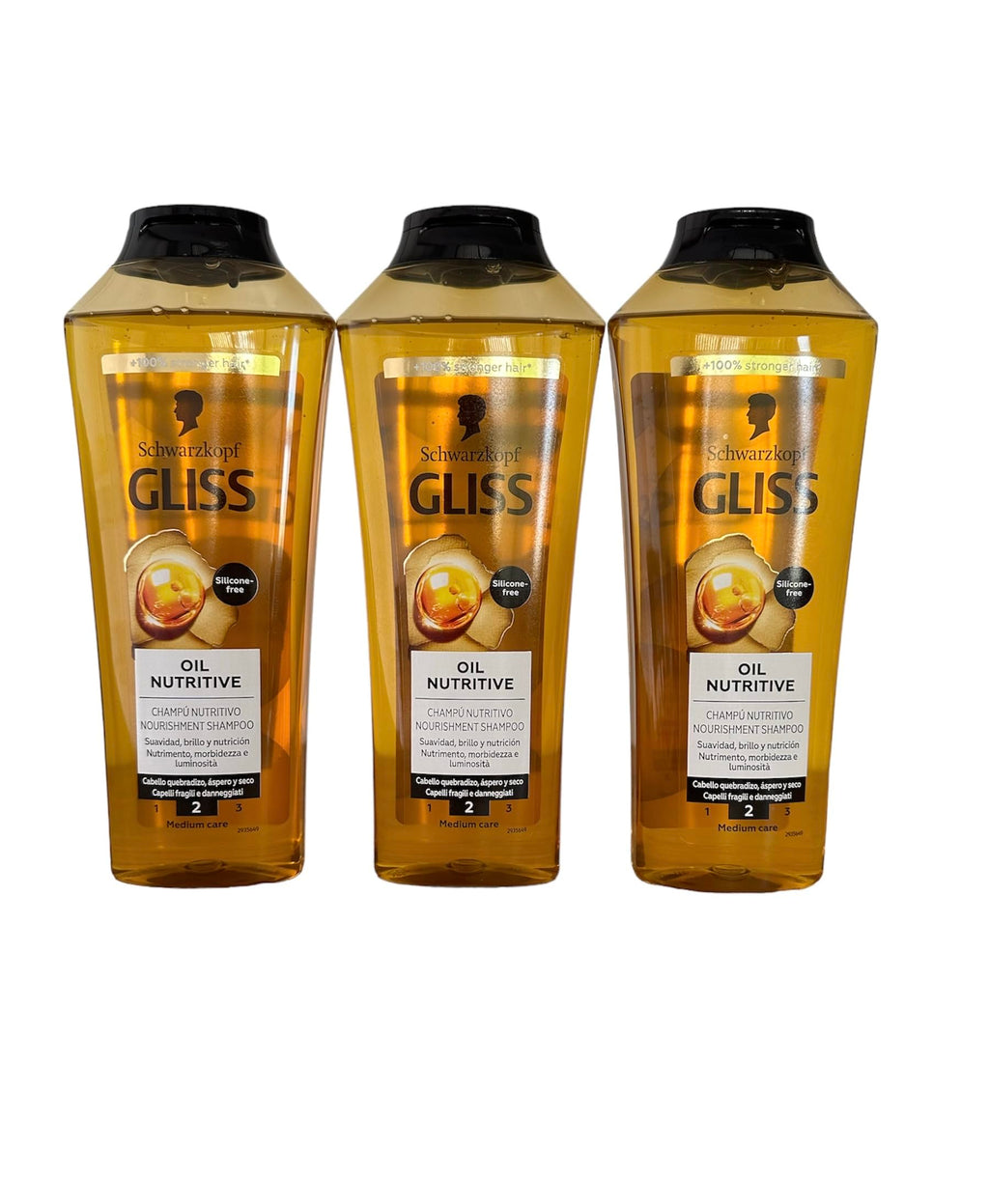Gliss Split Hair Miracle Shampoo 400ml - Repairing Formula for Damaged Hair, Split Ends, and Nourishment