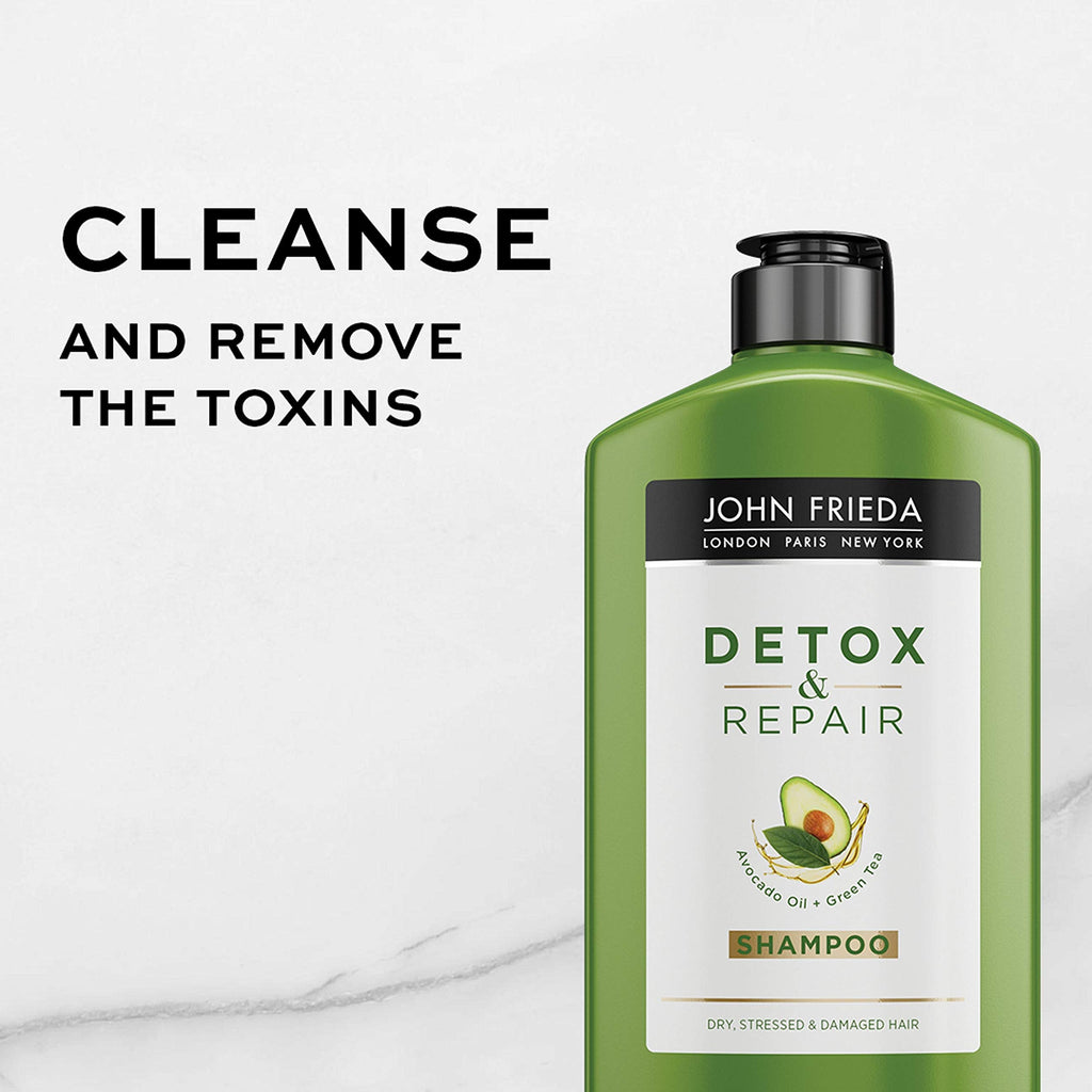 John Frieda Detox+Repair Shampoo - For Damaged Hair | 250ml