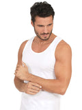 tittimitti MaRe Luxury Italian Underwear 100% Mako Cotton Men's Sleeveless Muscle Tank Top Made in Italy — main product shot