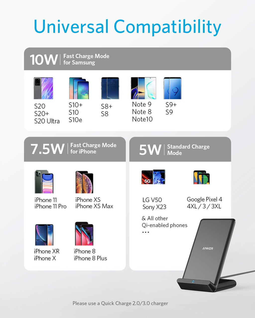 Anker <b>313</b> Wireless Charger (Stand), view 3