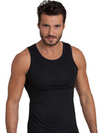 tittimitti BASIC COTTON Free Spirit Premium Quality Cotton Men's Muscle Tank Top. Proudly Made in Italy (987) — side view