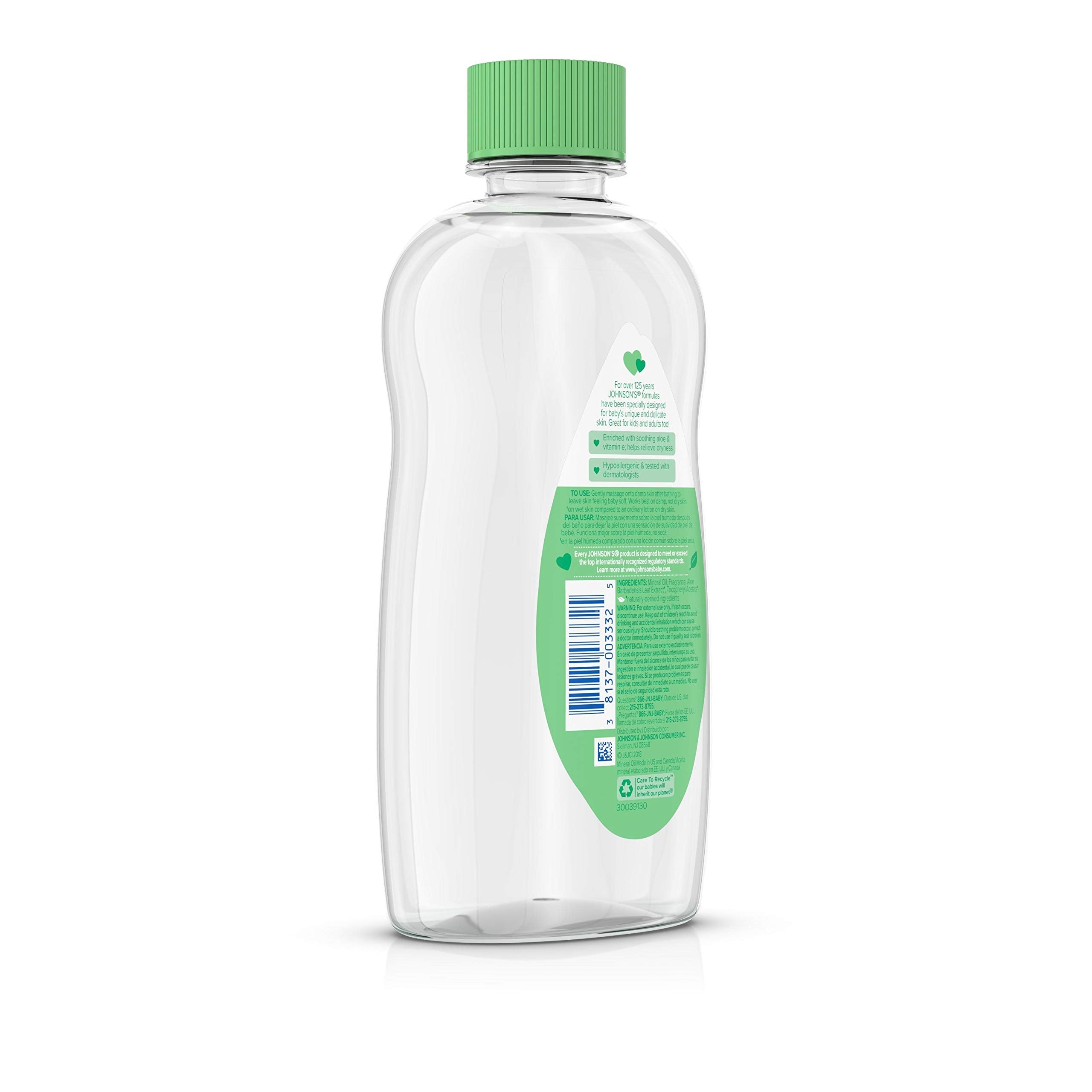 Johnson's Baby Oil - 14 Fl Oz Bottle | Gentle & Nourishing