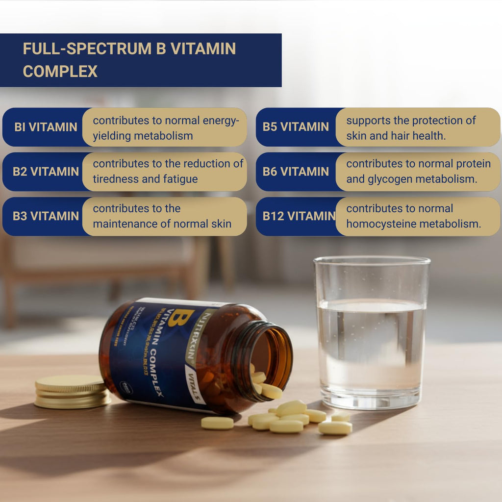 Nutraxin B Vitamin Complex 60 Tablets