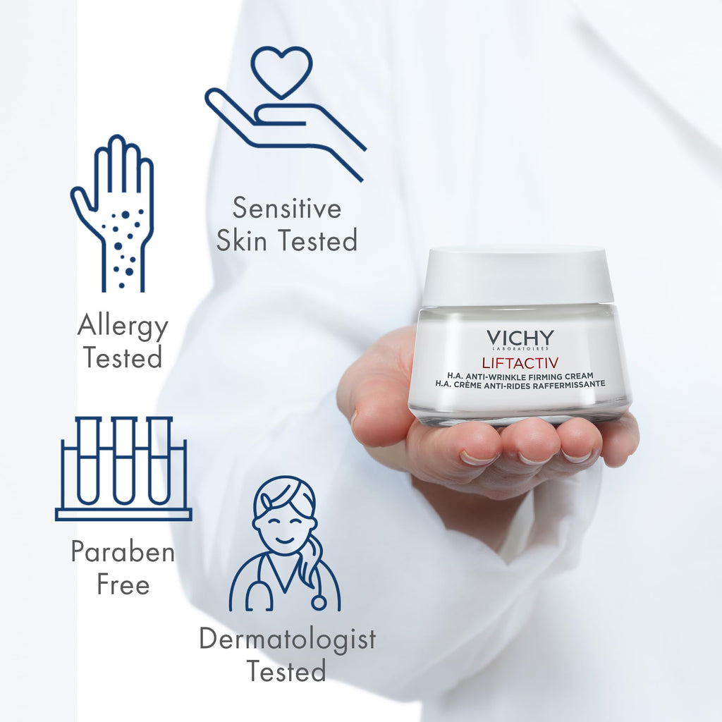 Vichy Liftactiv Supreme Anti-Aging Face Cream for Dry Skin - 1.69 fl oz, Reduces Fine Lines & Wrinkles