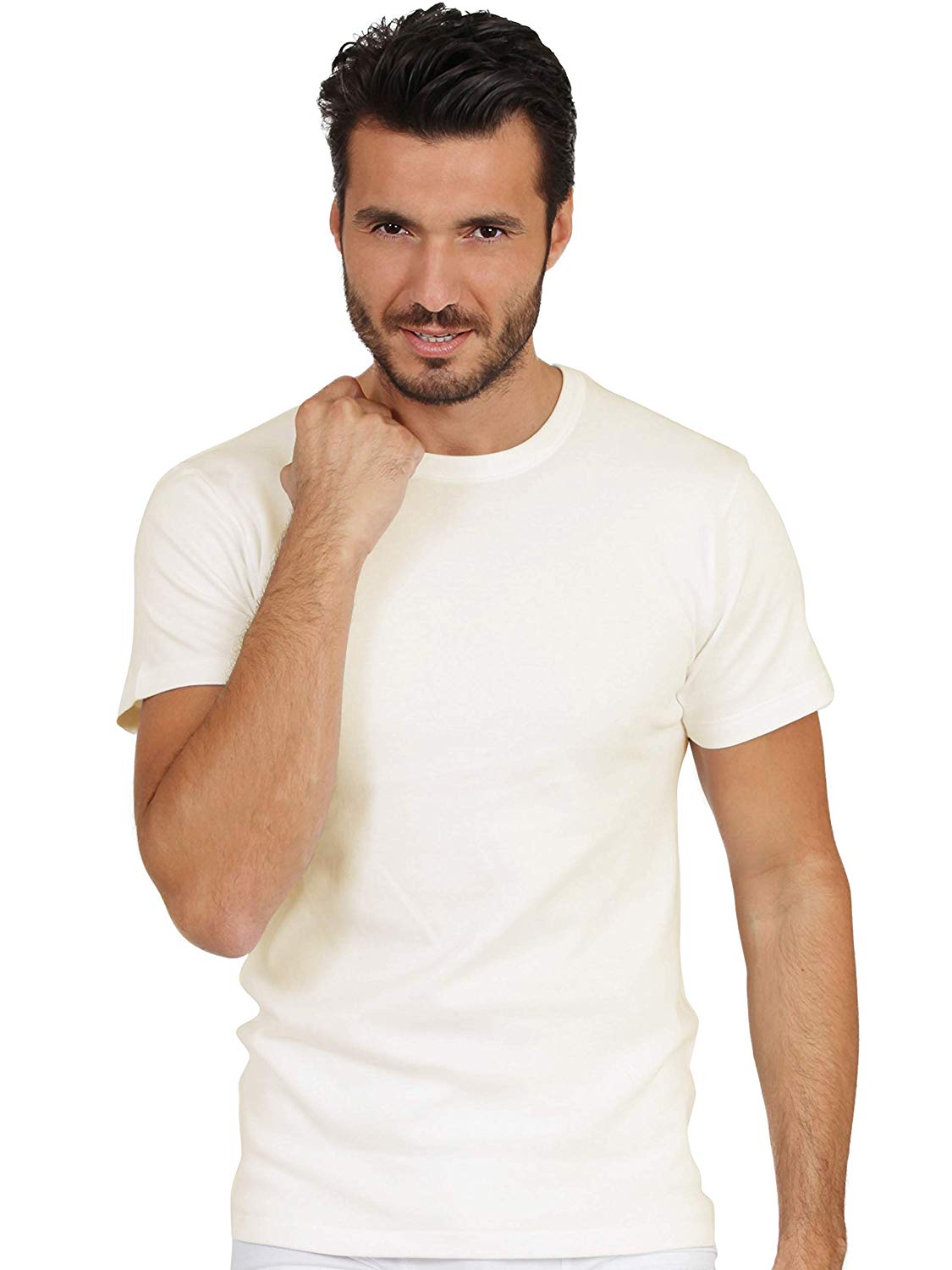 tittimitti MaRe Luxury Merino Wool Blend (50% Merino Wool) Men's Short Sleeve T-Shirt. Proudly Made in Italy. — main product 