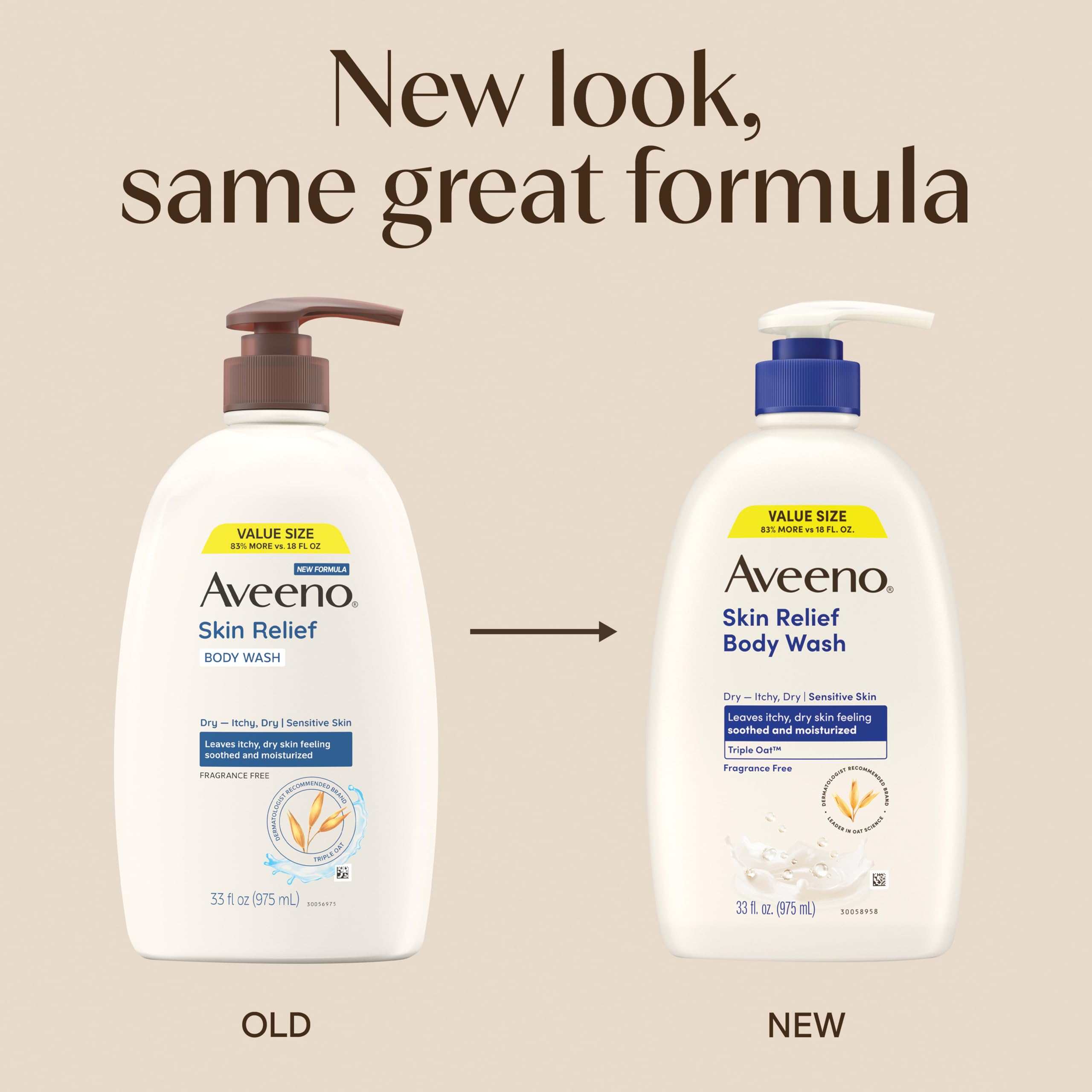 Aveeno Sulfate-Free Moisturizing Body Wash Oil for Dry and Sensitive Skin - 10.14 fl oz
