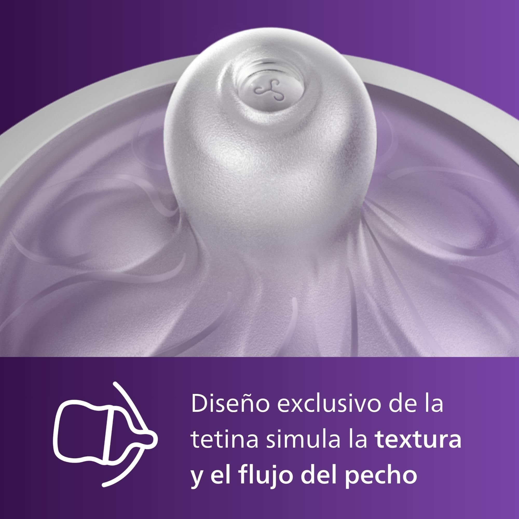 Philips Avent Natural Nipple 2 Holes - 1 Month+ | 2-Pack