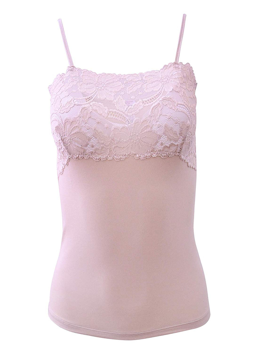 tittimitti EGI Luxury Modal Women's Lace-Trimmed Camisole. Proudly Made in Italy (1135) — in-use photo