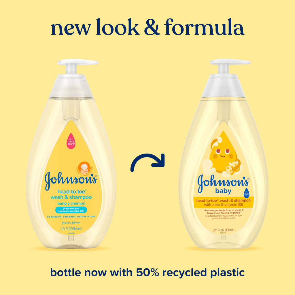 Johnson's Baby Shampoo 200ml - Gentle Formula | Hypoallergenic