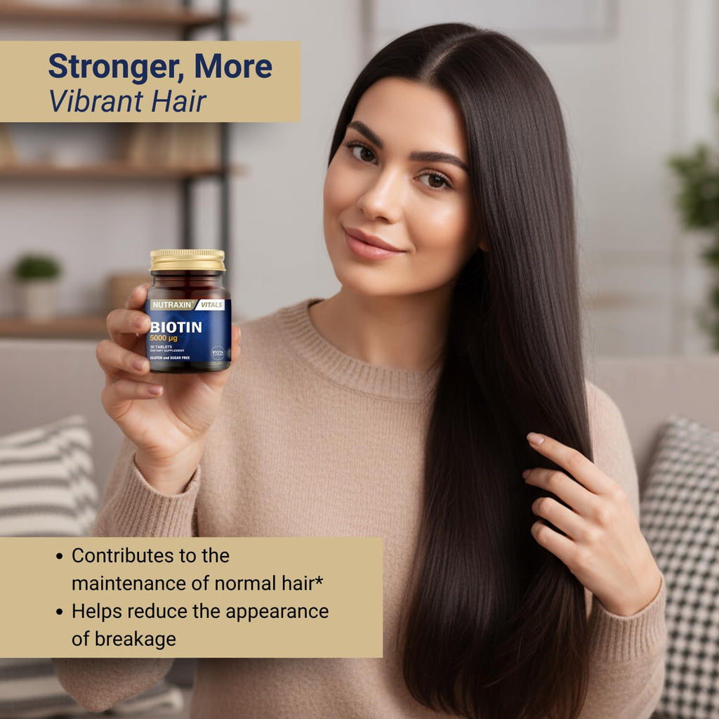 Nutraxin Biotin 5000mcg 30 Tablets